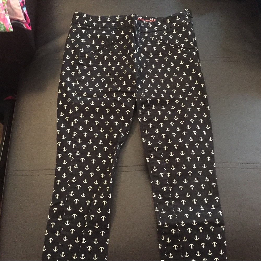 Gap Ankle Anchor Skinny Khaki Pants Sz 2